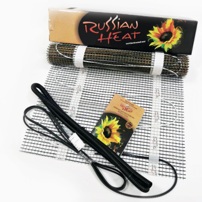 Нагревательный мини-мат двухжильный Russian Heat (2 кв.м.)